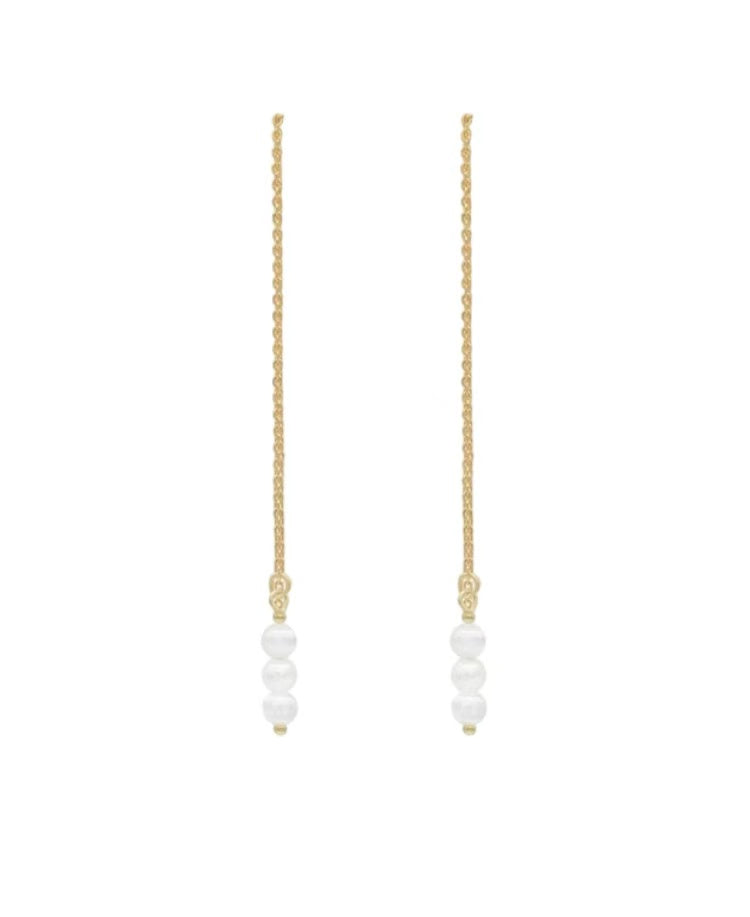 DAZZLING WHITE OHRRINGE