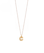 Letter Gold Chain Pendant Necklace