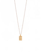 Letter Gold Chain Pendant Necklace