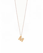 Letter Gold Chain Pendant Necklace