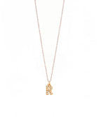 Letter Gold Chain Pendant Necklace