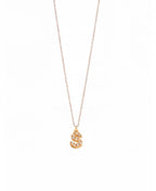 Letter Gold Chain Pendant Necklace