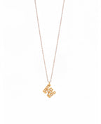 Letter Gold Chain Pendant Necklace