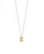Letter Gold Chain Pendant Necklace