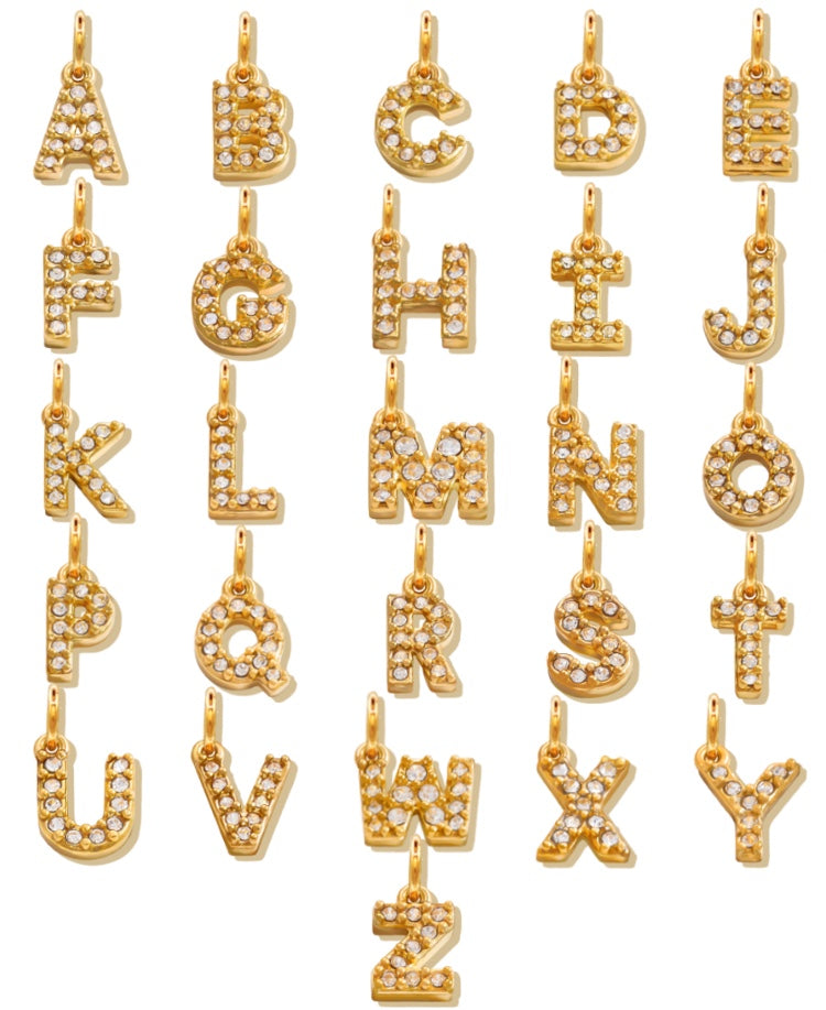 LETTER CHARM - A