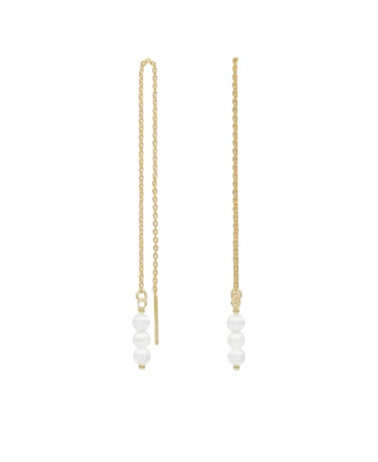 DAZZLING WHITE OHRRINGE